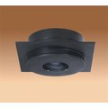 Integra Miltex M & G Duravent 6DP-RCS 6 Inch  Dura-Vent Dura/plus Round Ceiling Support  Galvalume Painted Black  Trim Collar Included 69675